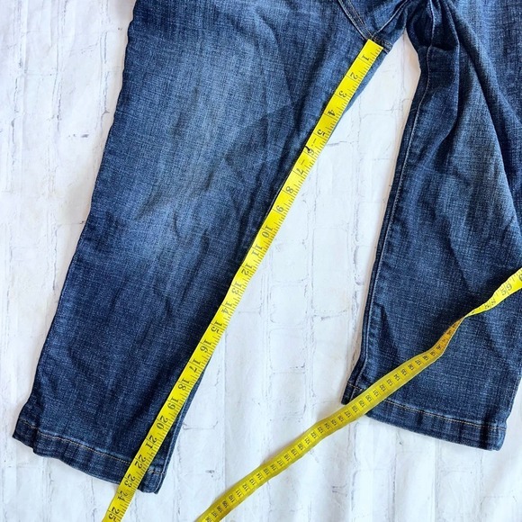 EUC Women’s Size 14 Kut From The Kloth Lauren Cropped Stretch Denim Blue Jeans - Picture 7 of 8